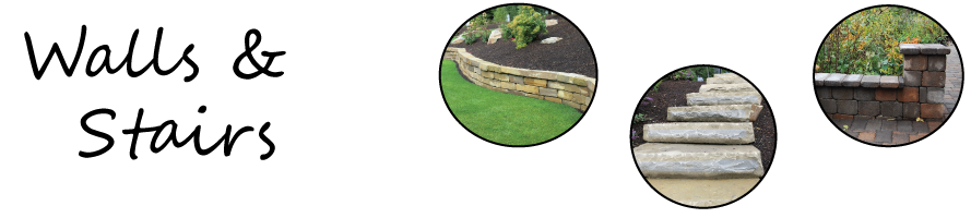 Walls and stairs of stone and wood